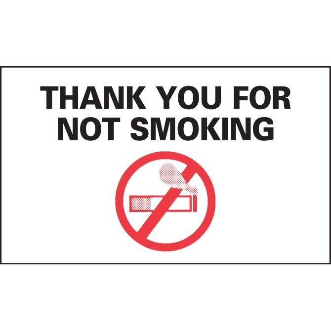 No Smoking Reminders - Static Cling Sales Department Independent Automobile Dealers Association of California