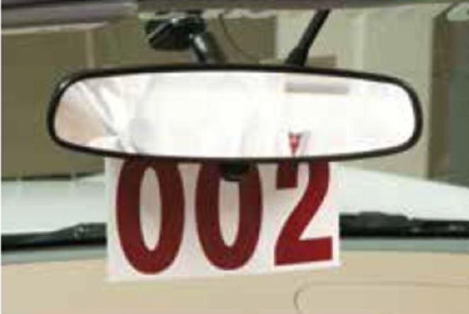 Heavy Stock Side Padded Colored Dispatch Numbers Service Department Independent Automobile Dealers Association of California