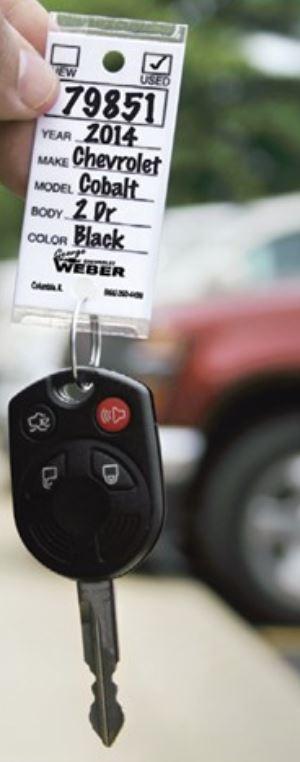 Custom Versa-Tag® Key Tags Sales Department Independent Automobile Dealers Association of California