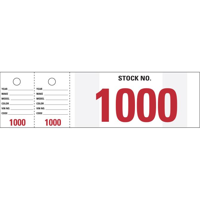 Vehicle Stock Numbers Sales Department Independent Automobile Dealers Association of California Stock Numbers (1000-1999)