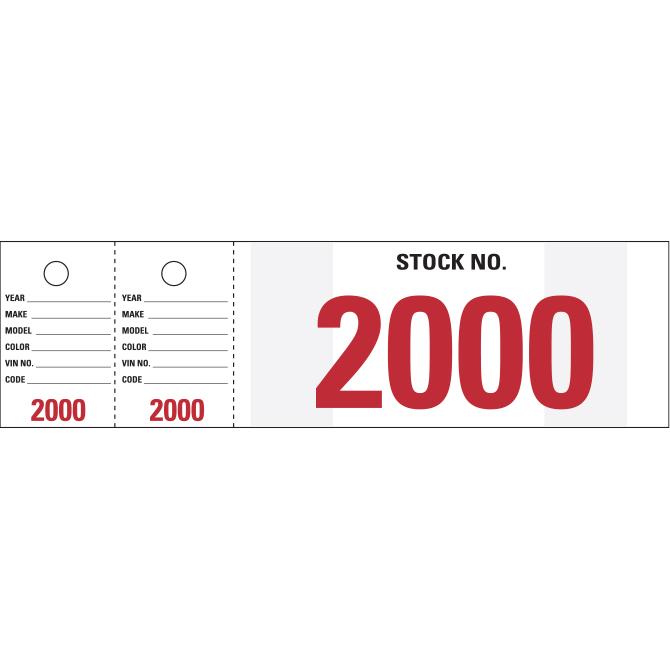 Vehicle Stock Numbers Sales Department Independent Automobile Dealers Association of California Stock Numbers (2000-2999)
