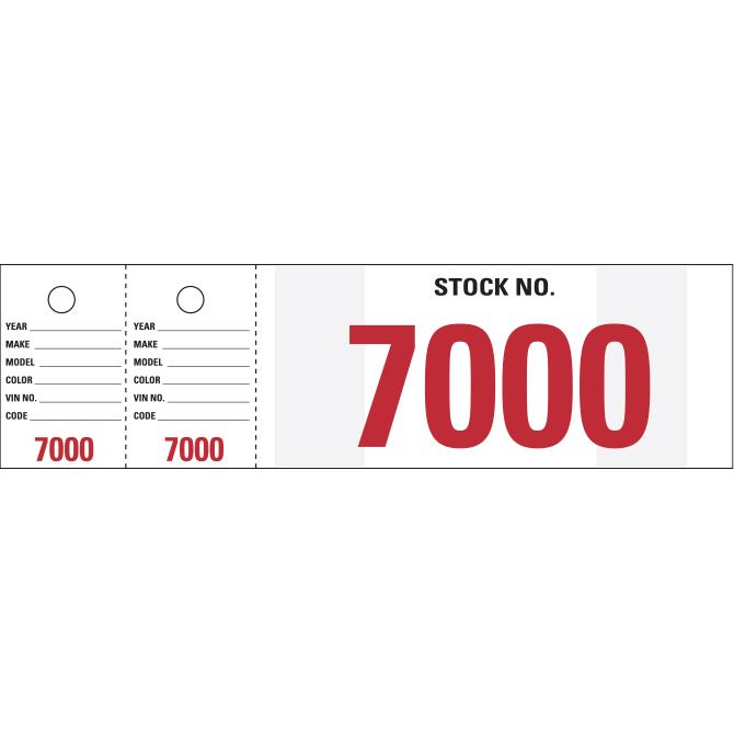 Vehicle Stock Numbers Sales Department Independent Automobile Dealers Association of California Stock Numbers (7000-7999)