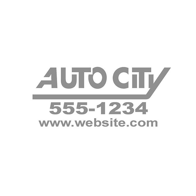 Custom Die-Cut Auto Decals Sales Department Independent Automobile Dealers Association of California Silver