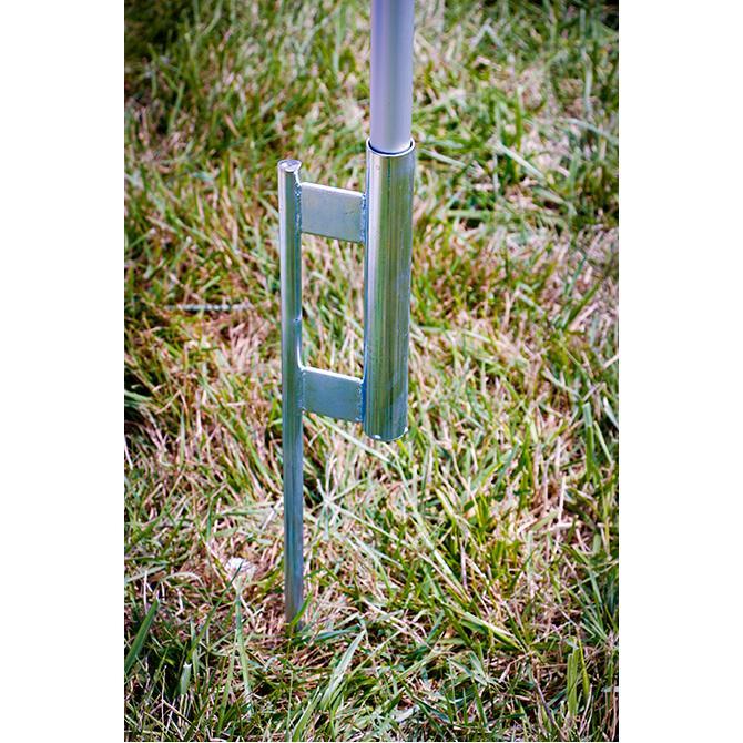 Swooper Banner Hardware - Ground Spike Sales Department Independent Automobile Dealers Association of California