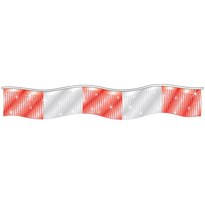 Streamers and Pennants Sales Department Independent Automobile Dealers Association of California Metallic Streamers - Red/Silver
