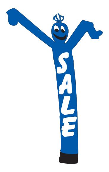 Air Dancers - Sale Sales Department Independent Automobile Dealers Association of California Blue