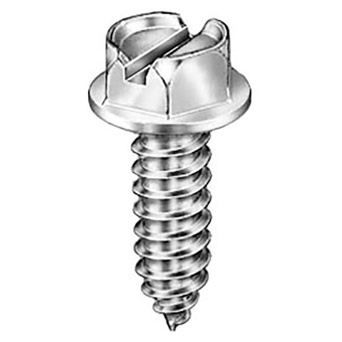 License Plate Screws - Slotted Hex Head (#14 x 3/4) Sales Department Independent Automobile Dealers Association of California