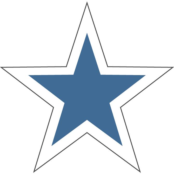 Symbol Window Stickers Sales Department Independent Automobile Dealers Association of California Blue and White Star