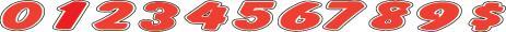6 1/4" Number Window Stickers Sales Department Independent Automobile Dealers Association of California 0