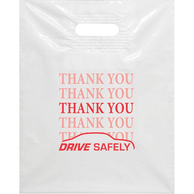 "Thank You" Plastic Patch Handle Bags Sales Department Independent Automobile Dealers Association of California