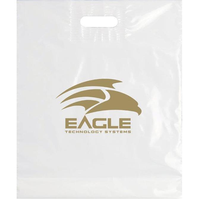 Custom Plastic Patch Handle Bags Sales Department Independent Automobile Dealers Association of California 12" x 15" Bag