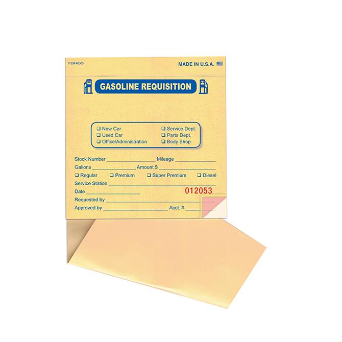 Fuel Requisition Books Sales Department Independent Automobile Dealers Association of California