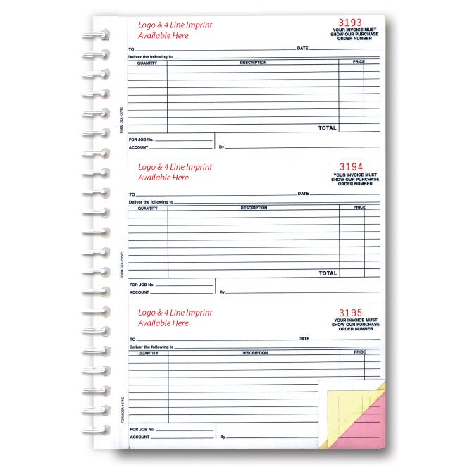 Imprinted Purchase Order Books Parts Department Independent Automobile Dealers Association of California (Form #DSA-127-NC)