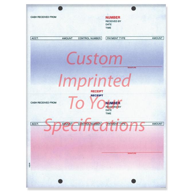 Imprinted Laser Cash Receipt / Purchase Order Office Forms Independent Automobile Dealers Association of California Pre-Printed Laser Cash Receipt