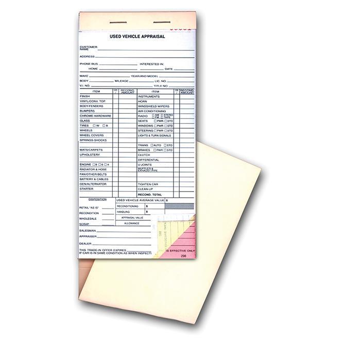 Used Vehicle Appraisal Books (Form 298) Sales Department Independent Automobile Dealers Association of California