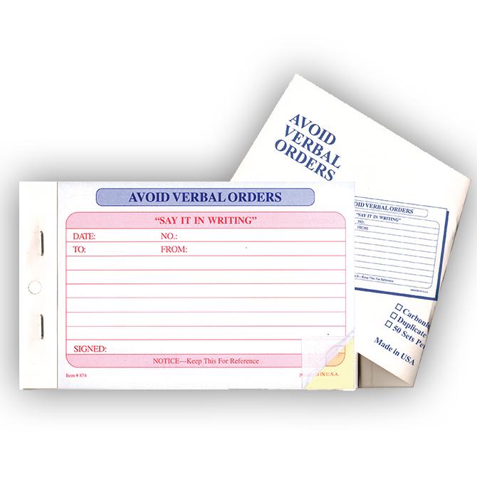 Avoid Verbal Orders Book Sales Department Independent Automobile Dealers Association of California