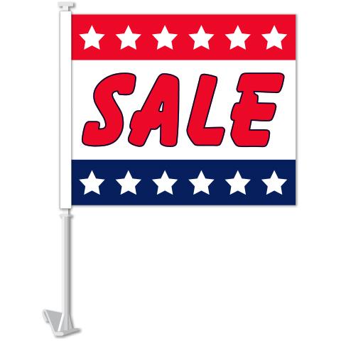 Clip-On Window Flags (Standard Flags) Sales Department Independent Automobile Dealers Association of California Patriotic - Sale