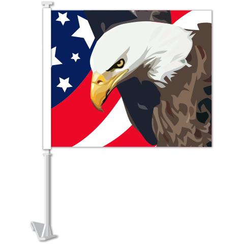 Clip-On Window Flags (Standard Flags) Sales Department Independent Automobile Dealers Association of California Eagle