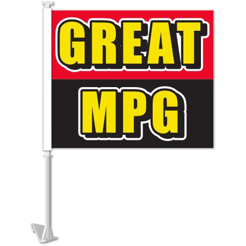 Clip-On Window Flags (Standard Flags) Sales Department Independent Automobile Dealers Association of California Great MPG