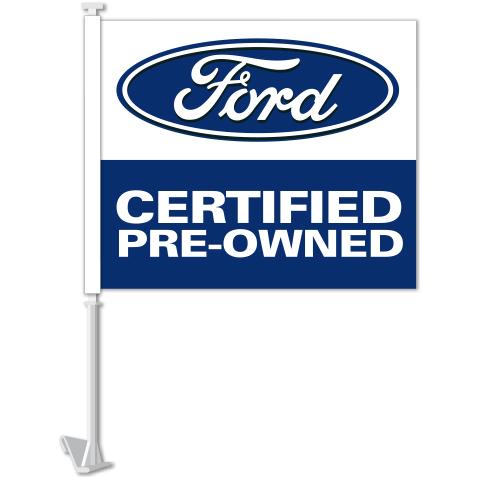 Clip-On Window Flags (Manufacturer Flags) Sales Department Independent Automobile Dealers Association of California Ford Certified Pre-Owned