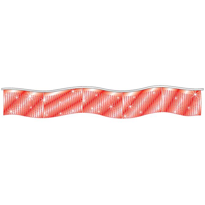 Streamers and Pennants Sales Department Independent Automobile Dealers Association of California Metallic Streamers - Red