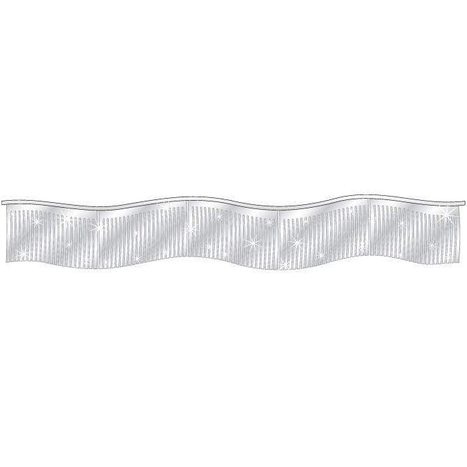 Streamers and Pennants Sales Department Independent Automobile Dealers Association of California Metallic Streamers - Silver