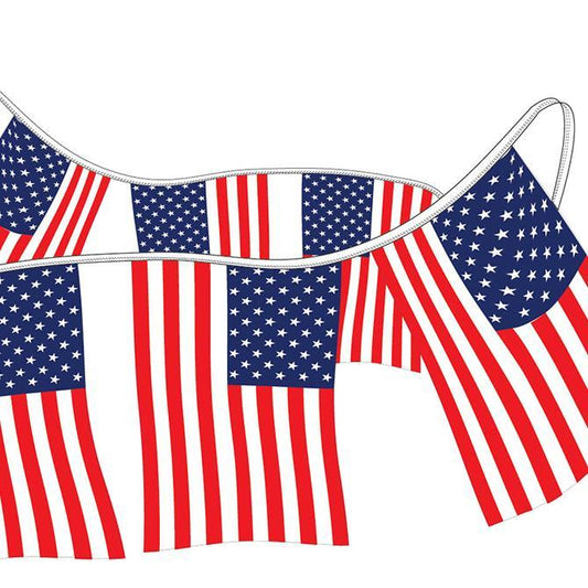 American Flag Pennants - Supreme Cloth Sales Department Independent Automobile Dealers Association of California