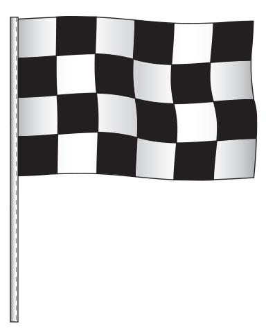 Antenna Flags - Supreme Cloth Sales Department Independent Automobile Dealers Association of California Supreme Cloth - Black/White Checkered