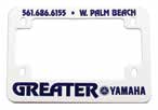 Custom Screen Printed Motorcycle License Plate Frames Sales Department Independent Automobile Dealers Association of California