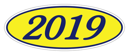 Oval Year Window Stickers Sales Department Independent Automobile Dealers Association of California