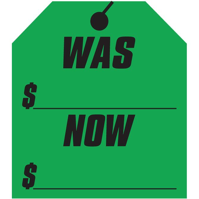 Was-Now Window Stickers Sales Department Independent Automobile Dealers Association of California Green