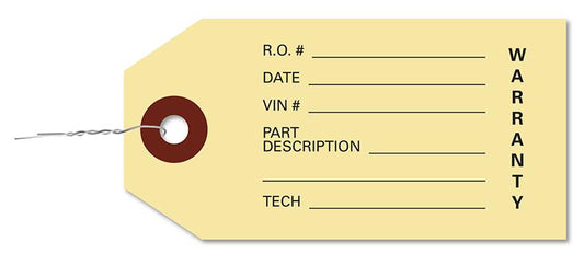 Warranty Parts Tag Parts Department Independent Automobile Dealers Association of California