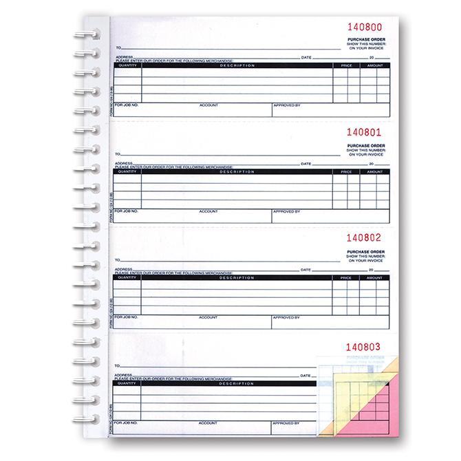 Purchase Order Books (Form NC-124-2) Parts Department Independent Automobile Dealers Association of California