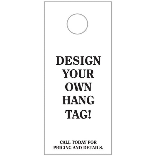 Custom Hang Tags Service Department Independent Automobile Dealers Association of California White