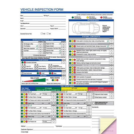 Generic Multi-Point Inspection Forms - Vehicle Inspection Service Department Independent Automobile Dealers Association of California