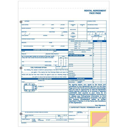 Rental Agreement - RAC Service Department Independent Automobile Dealers Association of California (Form #RAC)