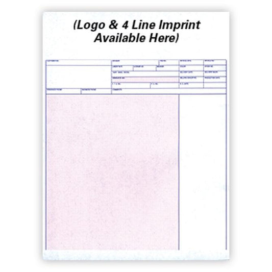 Imprinted Laser Service Invoices Service Department Independent Automobile Dealers Association of California Laser Service Invoices