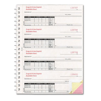 Imprinted Cash Receipt Books Office Forms Independent Automobile Dealers Association of California (Form #NC-146-3)